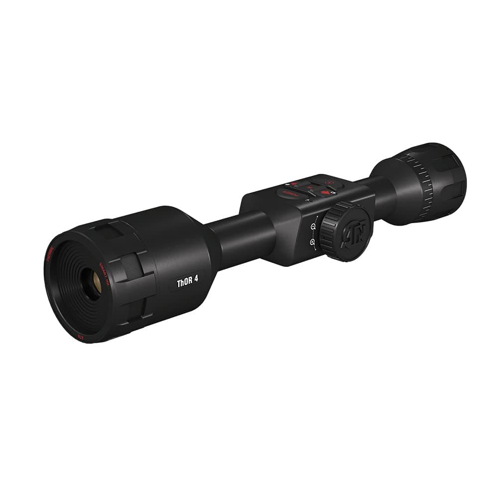 theOpticGuru ATN Thor 4 640x480 1-10x Thermal Scope con grabación HD, zoom suave, Bluetooth y Wi-Fi