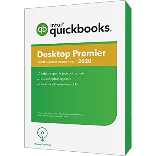 QuickBooks, Intuit QuickBooks Desktop Premier 2020 - CD físico tradicional 607073