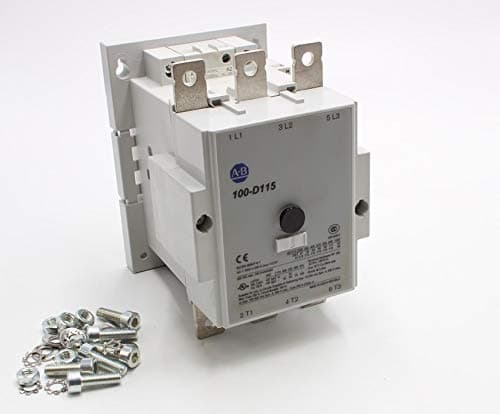CAPTIVE-AIRE Contactor de motor para riel DIN 120VAC 115A (100-D115D11) 100-C09D10