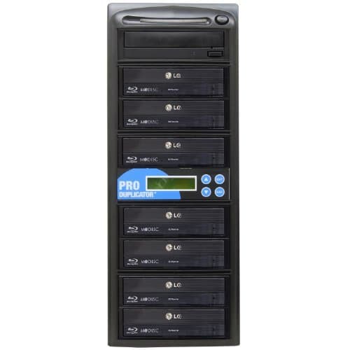 Duplicador Produplicator 1 a 7 Blu-ray BD BDXL M-Disc CD DVD - Torre de Copiado/Duplicación Independiente AMA-BD-07