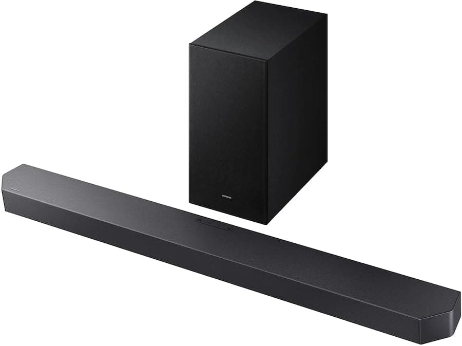 Barra de sonido Samsung Q-Series HW Q600F 3.1.2 ch con subwoofer (modelo 2025) SpaceFit Sound Pro, Q-Symphony, Adaptive Sound HW-Q600F/ZA