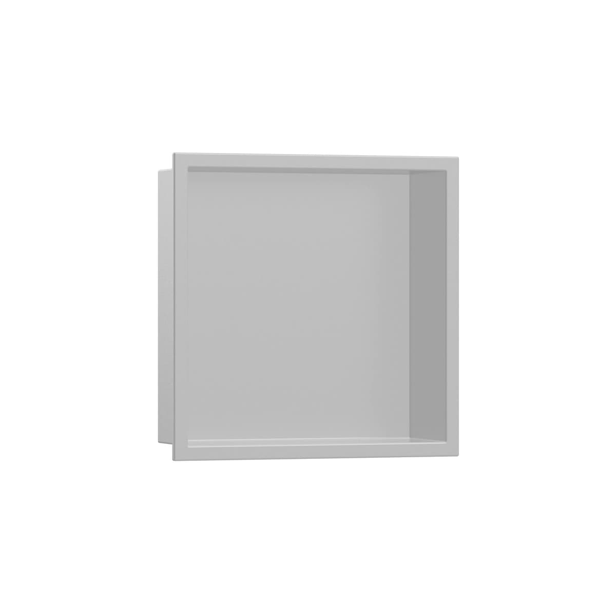 hansgrohe XtraStoris Original Wall Niche 12"x12"x4" Concrete Grey 56061380