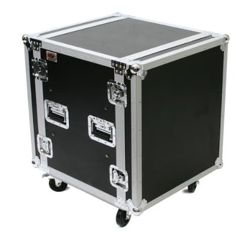 Elite Core Caja ATA para rack de 12 espacios (12U) montura anticorte para amplificador para carretera (20" de profundidad) con ruedas SC12U-20