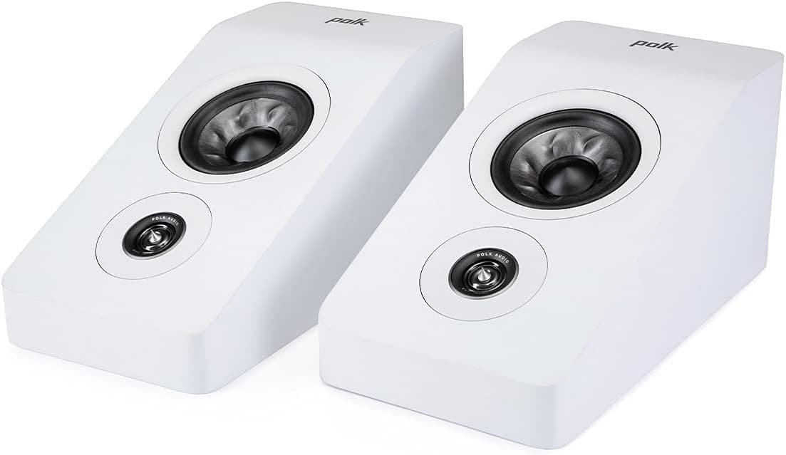 Módulo de Altura Polk Audio Reserve R900, Parlantes Dolby Atmos para Sonido 3D Multidimensional, Tweeter Anular Pinnacle de 1" y Woofer Turbina de 4", Certificación Hi-Res, IMAX Enhanced, Montable en Pared, Blanco 300036-01-00-005
