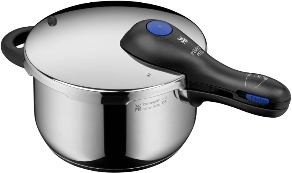 WMF W10006 Olla a Presión Perfect Plus 4.5 L, Compatible Gas e Inducción, Hecha en Francia