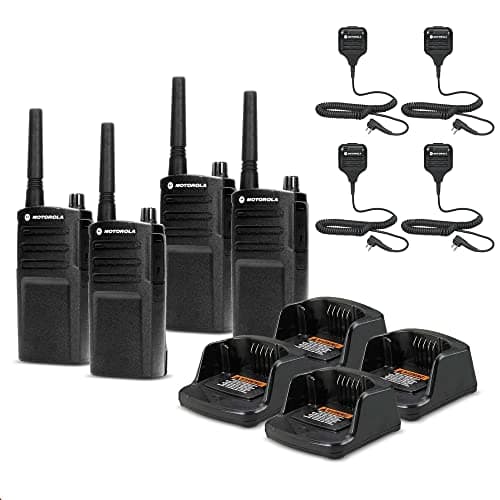 4 x Motorola RMU2040 On-Site 2-Way Radio + 4 micrófonos remotos HKLN4606 - Paquete de 4 RMU2040_EDIR_8