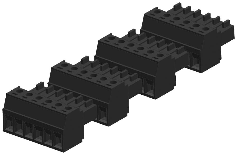 SIEMENS 6ES7292-1BF30-0XA0 SIMATIC S7-1200 Terminal Block de Señal chapado en oro (4 unidades, 6 tornillos c/u)