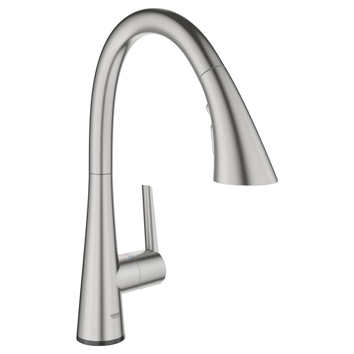 Grohe Zedra Touch 30219DC2 Grifo monomando electrónico para cocina, Supersteel