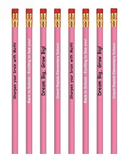 911 Pens Pack 1500 lápices personalizados #2 HB2 (Rosa) 647-01500-M-Pink