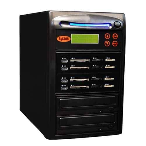 Systor 1:3 All-in-One Combo Flash Drive & Blu-ray BDXL Duplicator - SYS-USBSDCF-BD-03