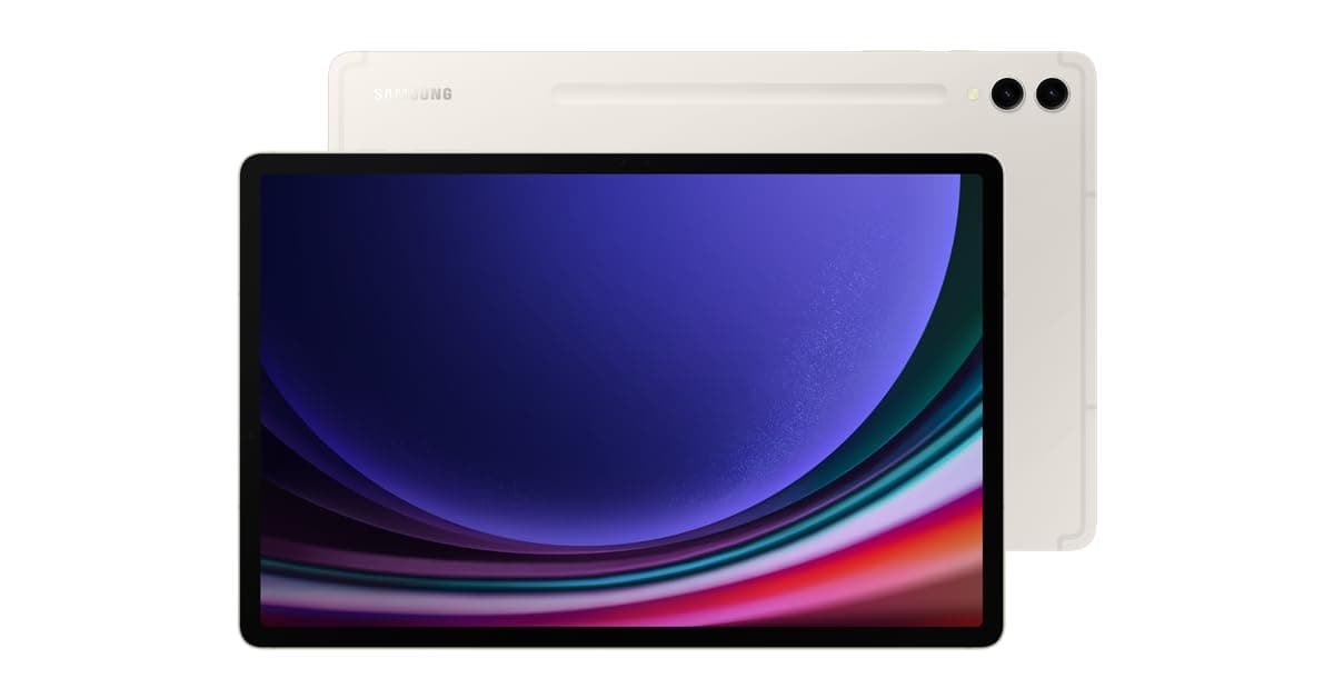 SAMSUNG Galaxy Tab S9+ Plus 12.4" 256GB WiFi 7 Tablet Android AI, Pantalla AMOLED, S Pen incluido, Larga duración de batería, Cámara con autoenfoque, Duradera, Versión EE. UU., 2023, Beige (Reacondicionada) SM-X810NZEAXAR