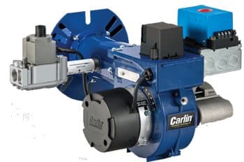 Carlin 9859210FRU Universal EZGas Pro Gas Conversion Burner con tubo de aire de 10" para calderas 50,000 - 275,000 BTU