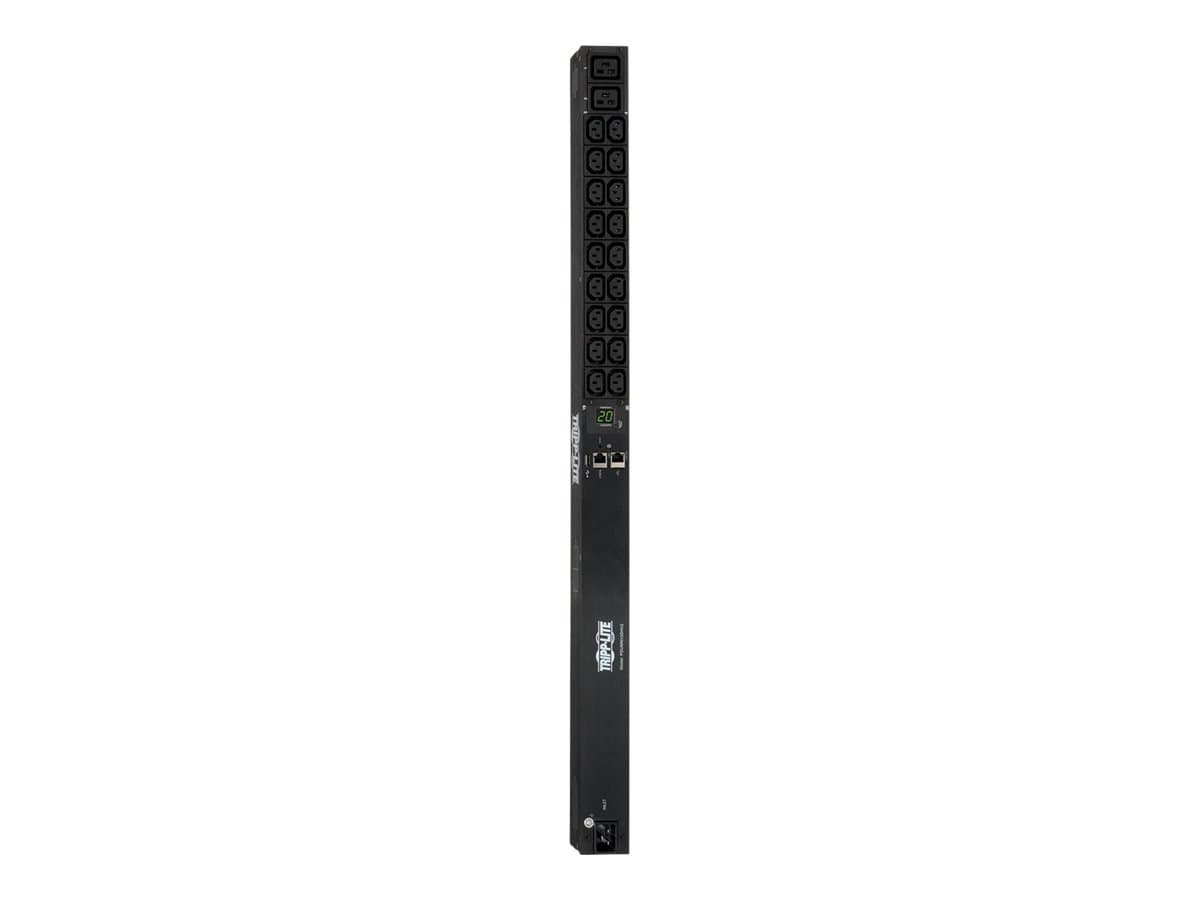 Tripp Lite PDU Monitoreado 3.3/3.7 kW 208/230 V 20 A 18 C13; 2 C19 Salidas C20/L6-20P Interfaz LX 0URM TAA (PDUMNV20HV2LX)