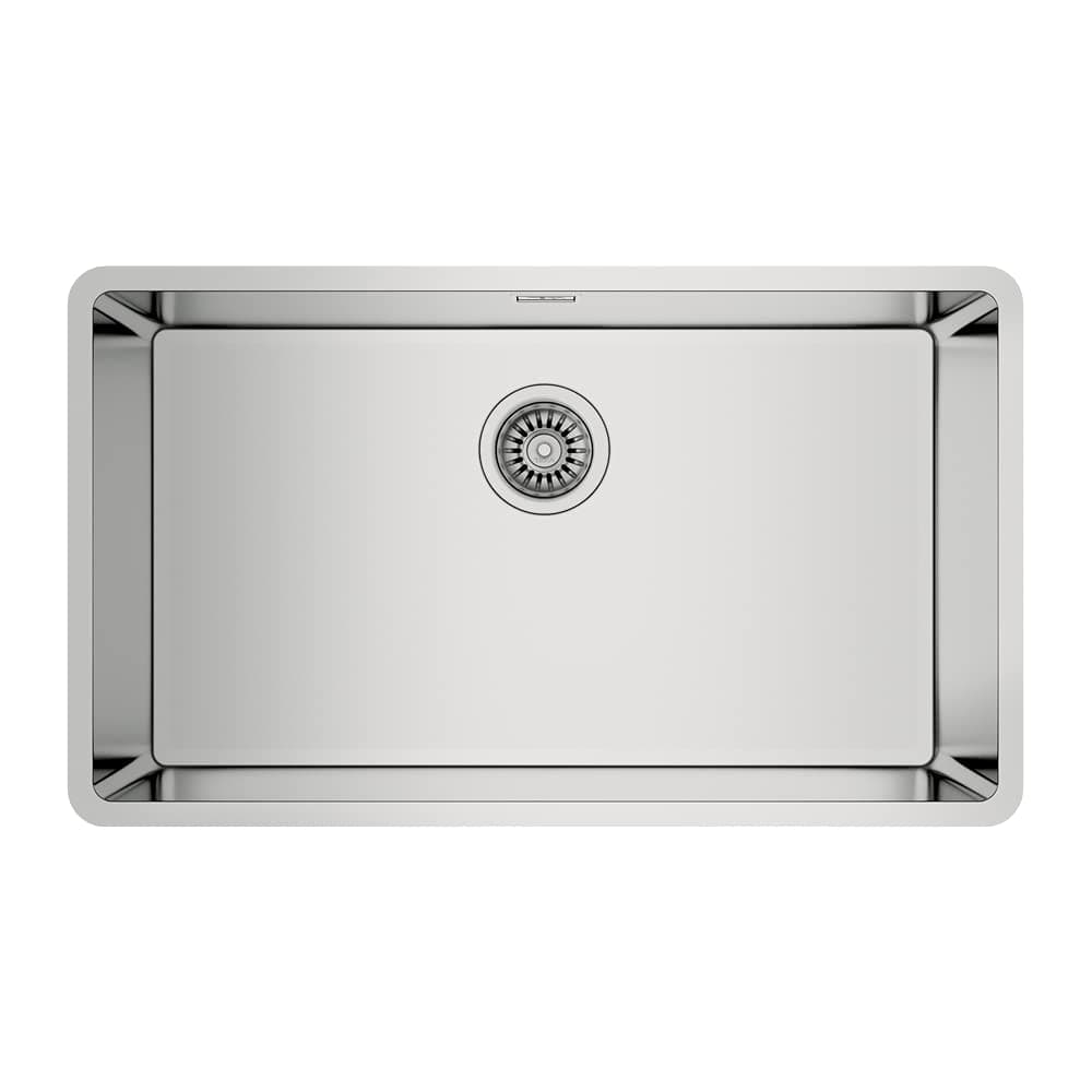 Teka 115000004 Fregadero de Cocina de Acero Inoxidable con Cubeta Única Línea RS15 71.40 3½ C/REBODE SP-115000004, Gris