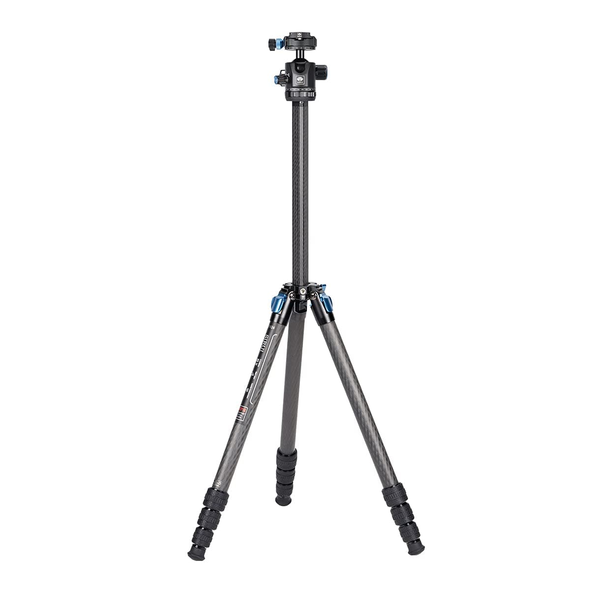 SIRUI ST-124+ST-10X Trípode de fibra de carbono resistente al agua con rótula de 360° 780304