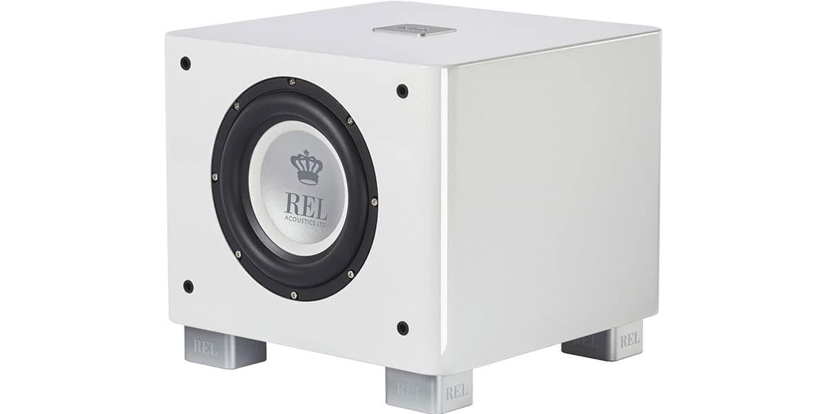 REL T/7x - Subwoofer activo 8" sellado con amplificador Clase A/B T/7i Black