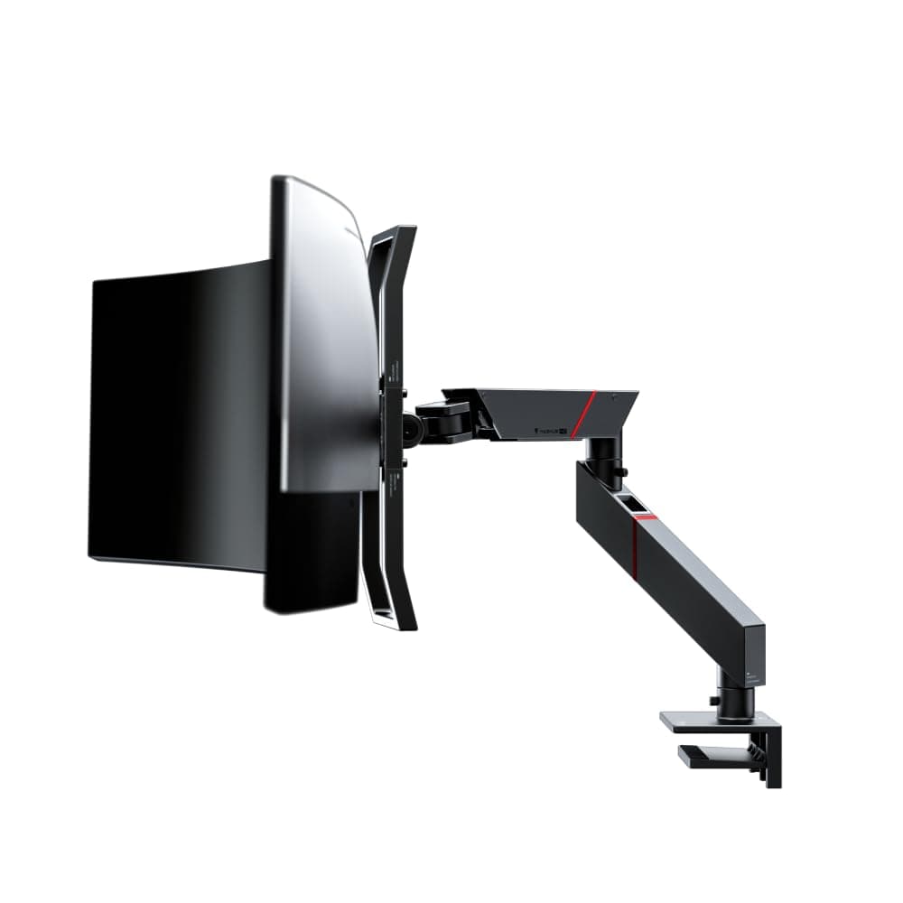 Secretlab Magnus Brazo para Monitor (Edición Pesada) - Diseñado para Monitores Ultrawide - Hasta 57 pulgadas, 8 a 16 kg - Incluye Bisagra de Inclinación Reforzada MAG-MONARM1H-BLK