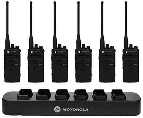 Paquete Motorola RDU4100 - 6 radios UHF 4W + cargador para 6 radios RLN6309