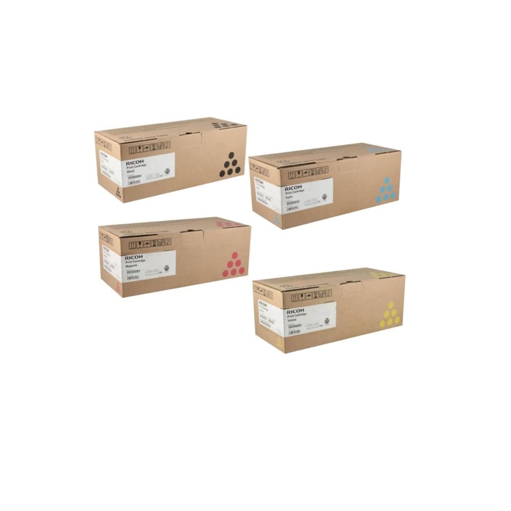 Ricoh SP C310HA Paquete de Toner Original Alta Capacidad (406475/406476/406477/406478) 406475VP