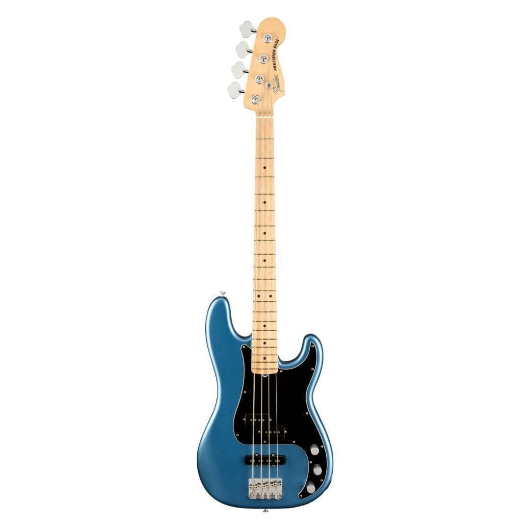 Fender American Performer Precision Bass, Satin Lake Placid Blue, diapasón de maple 198602302