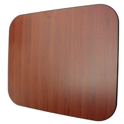 American Floor Mats Tapete para silla Premium Madera cerezo 46" x 55" sin labio, 3/8" AFM_CMWPRM_46_x_55_-_no_lip_Cherry