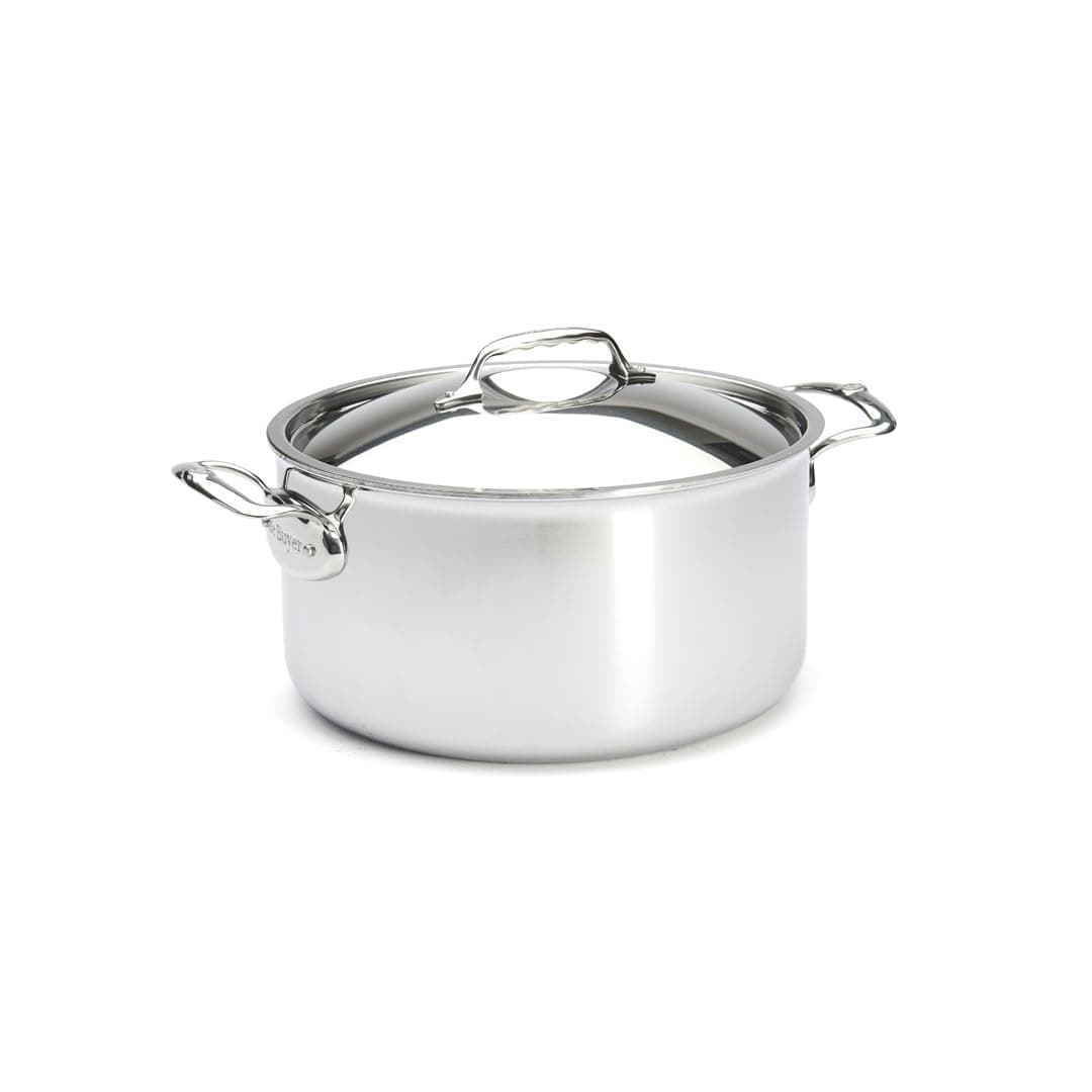 DeBuyer Affinity Olla para guisos 11 qt de acero inoxidable, 7 capas 3742.28