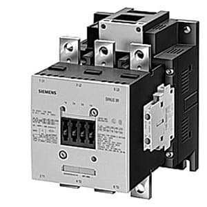 Siemens 3RT10 65-6QF35 Motor Contactor 3 polos, S10, tornillos, bobina sólida 96-127V DC, 2 NO + 2 NC