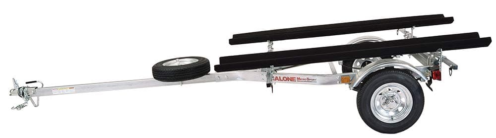 Malone MPG464-LBB MicroSport LowBed remolque para 2 kayaks - 800 lb, 20' capacidad