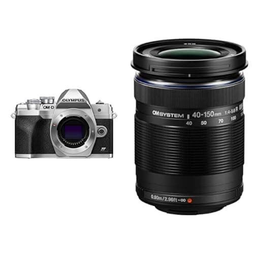 Bundle OM SYSTEM Olympus E-M10 Mark IV Silver + M.Zuiko Digital 40-150mm F4.0-5.6 R