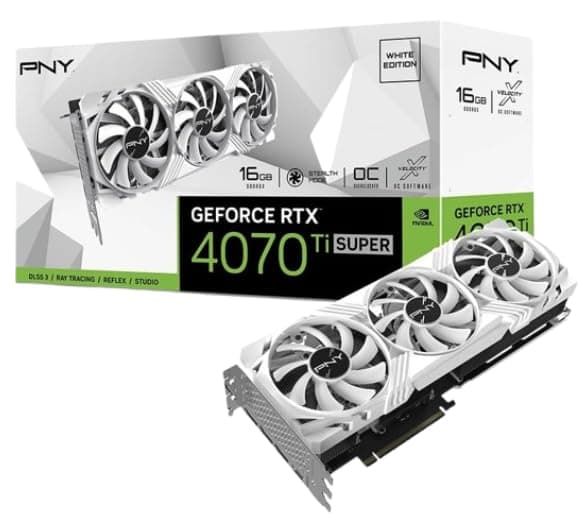 PNY GeForce RTX 4070 Ti Super Verto OC 16GB DLSS 3 VCG4070TS16TFWXPB1-O