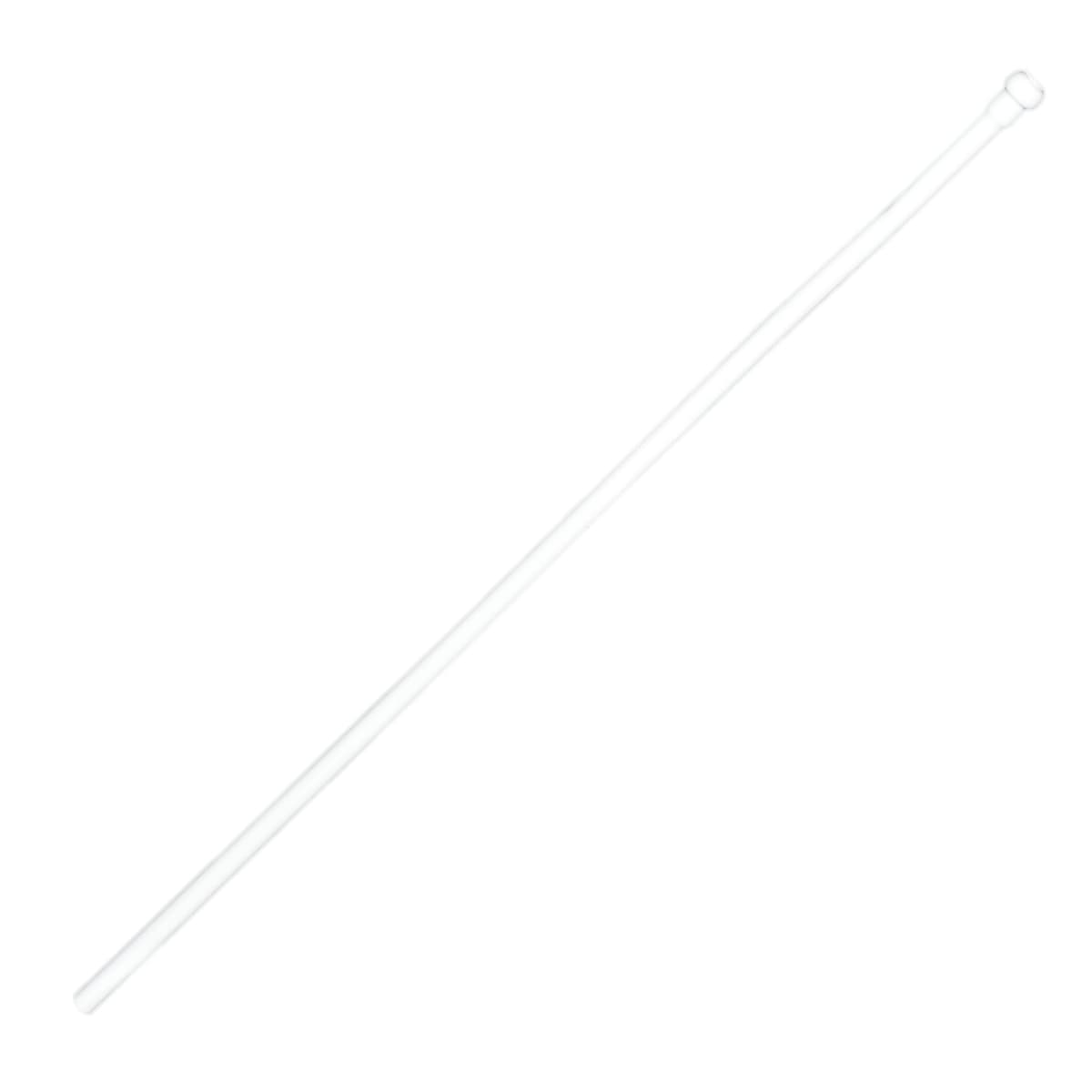Westbrass D120-100-50 3/8" x 20" línea de suministro elevadora para grifo de boquilla redondeada de latón, recubrimiento en polvo blanco (paquete de 100)