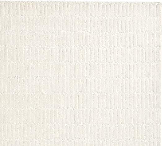 SOM RUGS Capitola Alfombra de Lana Hecha a Mano Tufted (White Ivory, 8x11 ft) SOMBH-037
