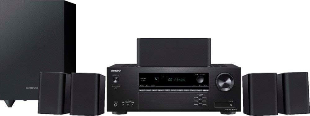 Onkyo HT-S3910 Home Theater Package - Receiver 4K UHD con 5.2.2ch Dolby Atmos y Sistema de Altavoces