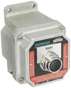 Siemens 51C105H Estación de control NEMA para ubicaciones peligrosas, pulsadores duales momentáneos «START/STOP»
