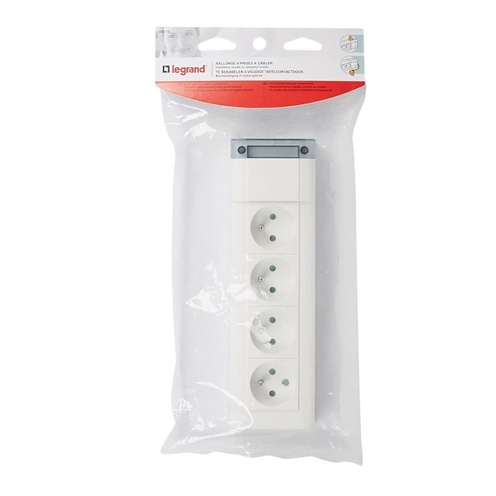 Legrand Block + T Reparables Sin Cable, Blanco, 050610 LEG50610