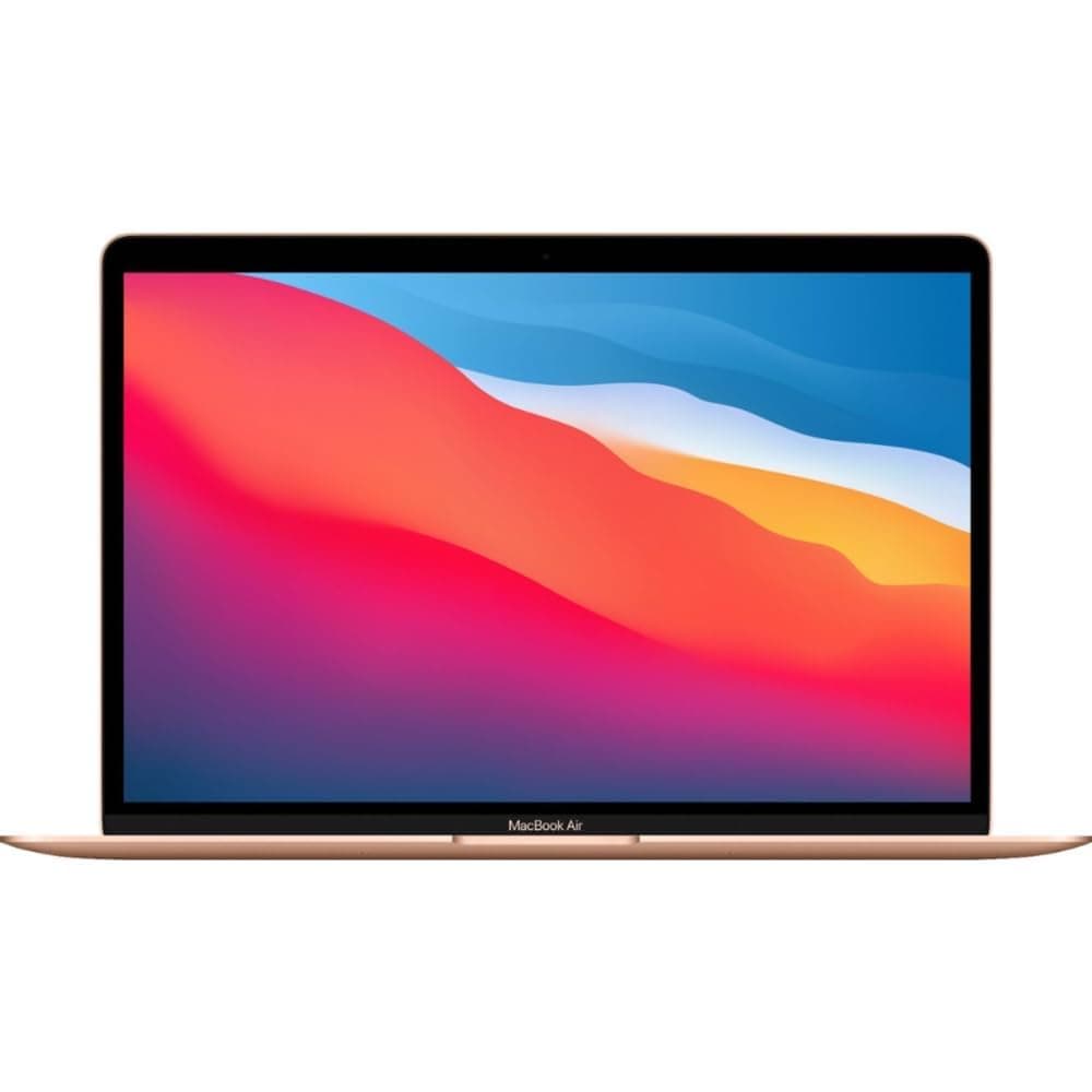 Apple MacBook Air 2020 con chip Apple M1 con CPU de 8 núcleos (13.3 pulgadas, 8 GB RAM, 1 TB SSD) (teclado QWERTY en inglés) Dorado (Reacondicionado) MGNE3LL/A