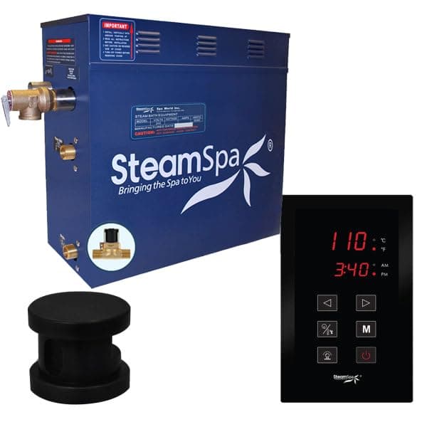 SteamSpa Generador de Vapor 4.5kW Sentry Series (240V) con Pantalla Táctil SNT450MB-A