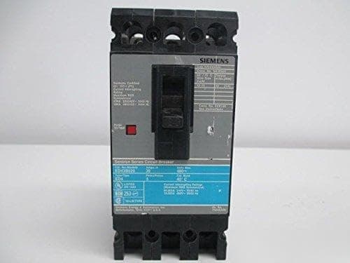 Siemens ED43B020 interruptor moldeado 3P 20A 480V D241353-ED43B020