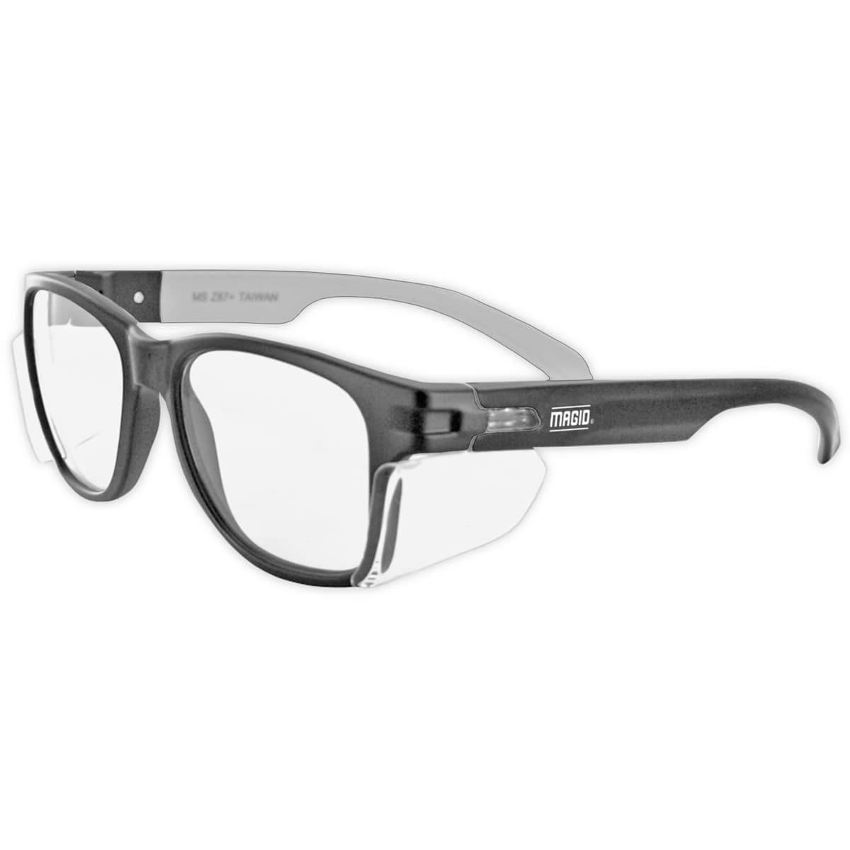 MAGID Y50 Safety Glasses - Marco negro, lentes claros, protección ANSI Z87.1, 72 pares Y50BKAFC-72