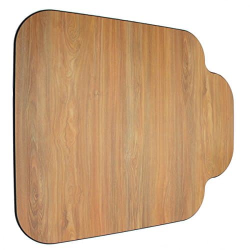 American Floor Mats Tapete para silla Premium Madera roble 46" x 46" con labio, 3/8" AFM_CMWPRM_46_x_46_-_lip_Oak