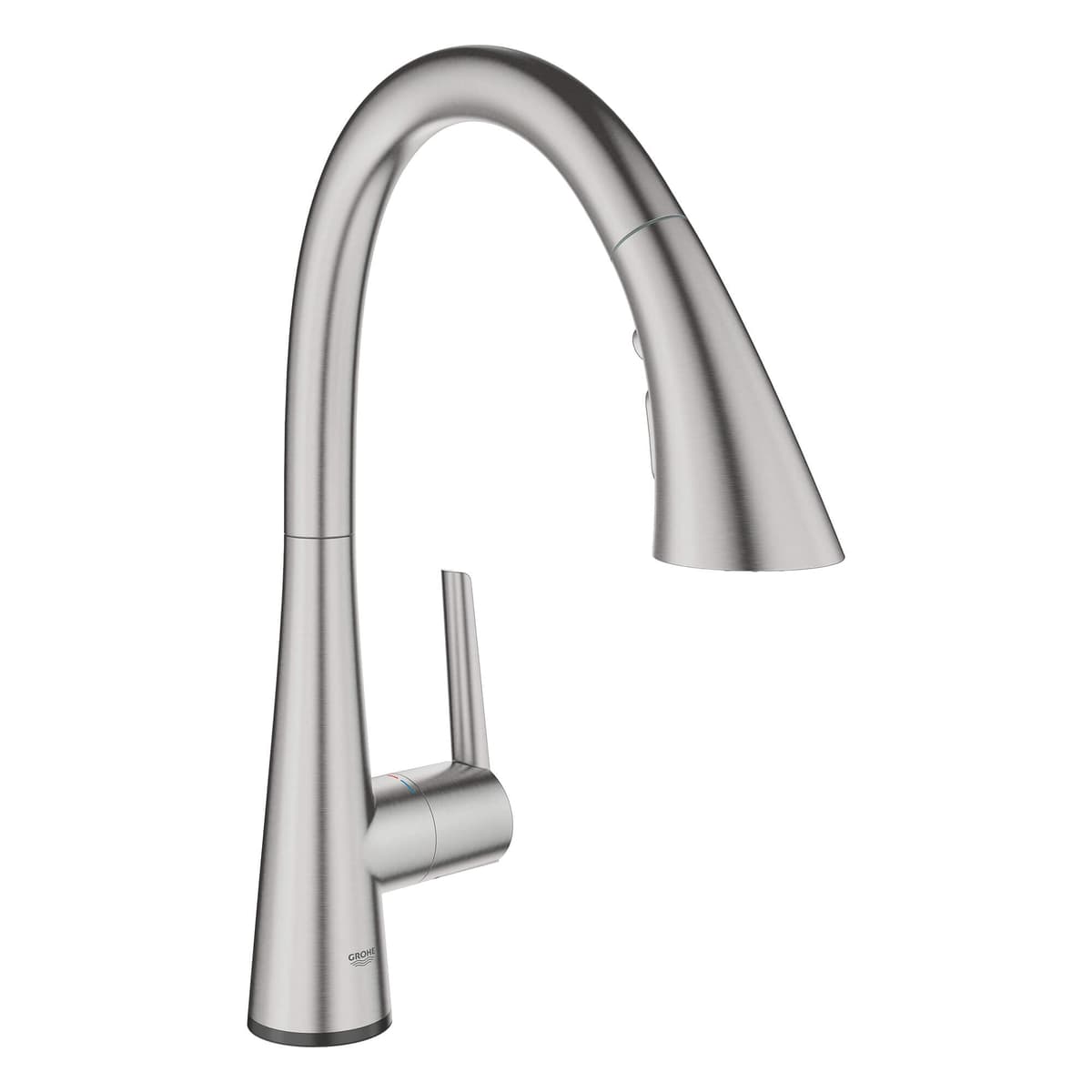 GROHE Zedra 30205DC2 - Grifo de cocina pull-down con sensor Touch