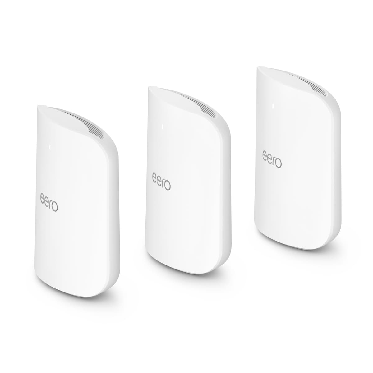 Amazon eero Max 7 3-pack - Sistema mesh Wi-Fi 7, hasta 7,500 sq. ft., 750+ dispositivos, soporte 10 Gbps 53-028332