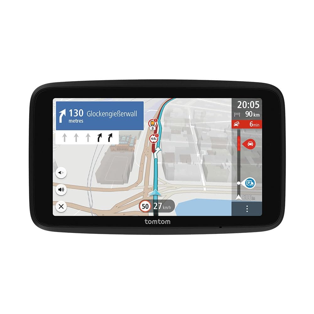 TomTom -GO Professional 2ª Gen Sistema de Navegación para Camiones (con pantalla táctil capacitiva de 5 pulgadas, mapas de Europa e información de tráfico en tiempo real, para camiones, ómnibus y vehículos pesados) 1YF5.002.10