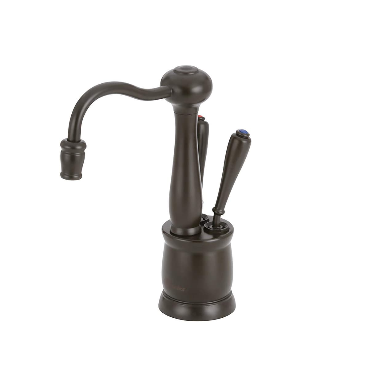 InSinkErator Grifo dispensador de agua instantánea caliente y fría estilo antiguo, Oil Rubbed Bronze, F-HC2200ORB