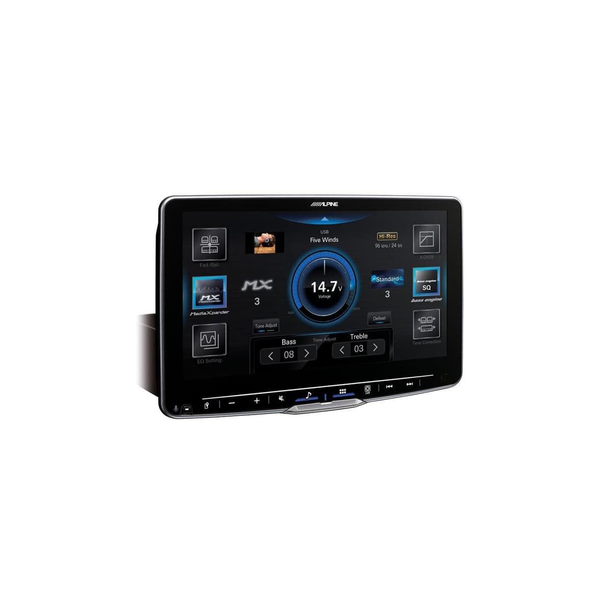 Alpine iLX-F905D Halo9 - Receptor multimedia de 9 pulgadas con radio digital DAB+, compatible con Apple CarPlay y Android Auto