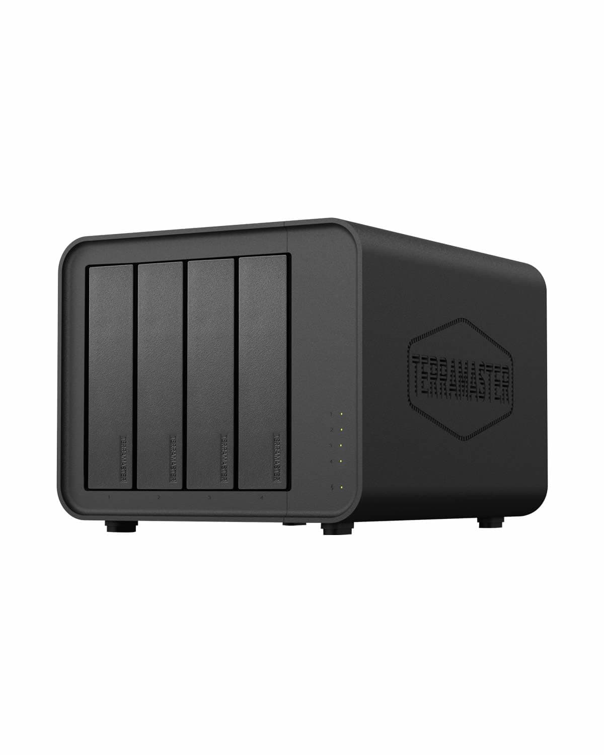 TERRAMASTER F4-424 Pro NAS de Almacenamiento - 4 Bahías Core i3-N305 8 Núcleos 8 Hilos, 32GB RAM DDR5, 2 Puertos 2.5GbE, Almacenamiento en Red de Alto Rendimiento para Empresas (Sin Discos) Negro