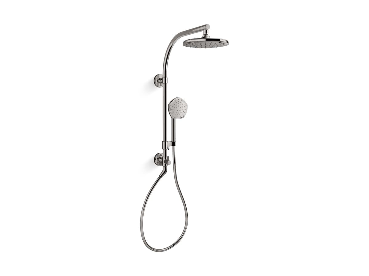 KOHLER OCCASION HydroRail-R Set K-27118-G-TT, columna de ducha 1.75 GPM, Vibrant Titanium