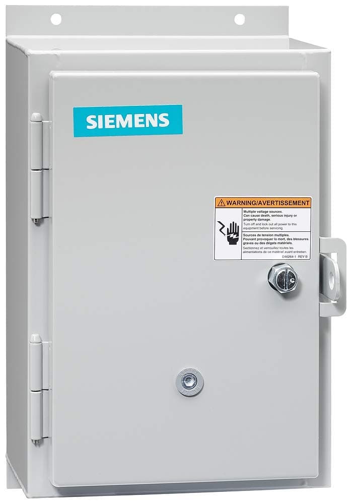 Siemens 14CP820L81 Arrancador de motor de servicio pesado, NEMA 3/3R/12, 3 Fases, 18A, 277V