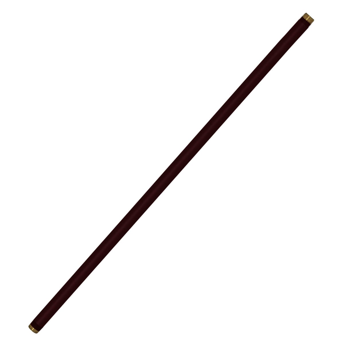 Westbrass D12124-5-12 ½” x 24" IPS Niple de Latón, Oil Rubbed Bronze (5-Pack)