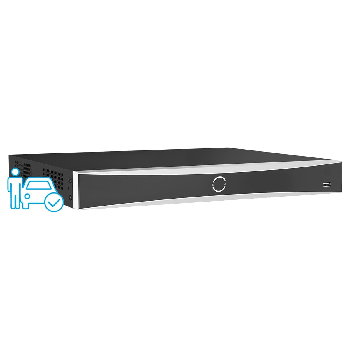 Anpviz NVR 32 canales PoE 12MP, 16 puertos H.265+ Grabador de video en red, compatible con cámaras IP PoE 12MP, 2 SATA hasta 20TB HDD (no incluido), grabación 24/7 para sistema de seguridad doméstica NVR7632K2-16P-N NVR7632K2-16P(D)(N)